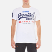 Superdry Men's Shirt Shop T-Shirt - Optic 24.99 pounds + 25% OFF