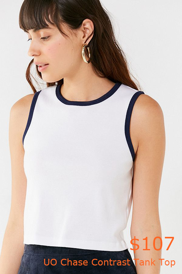 107UO Chase Contrast Tank Top