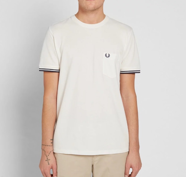 299Fred Perry Twin Tipped Pique Te