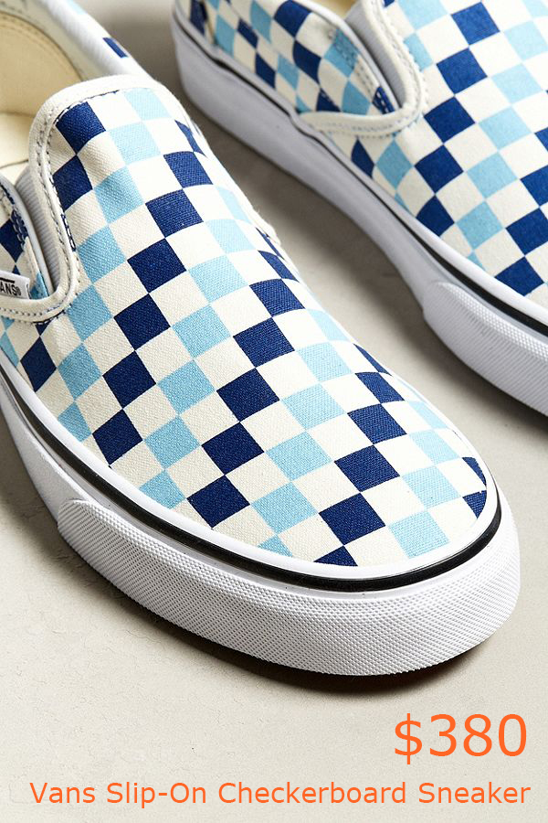 380Vans Slip-On Checkerboard Sneaker