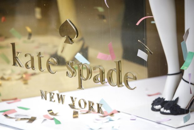 Kate Spade brand shoes are on display in a window at a Kate Spade Manhattan Store on June 5, 2018 in New York City. Fashion icon Kate Spade was found dead from an apparent suicide in her Manhattan home. Kate Spade was well known as a designer of clothes, shoes, and jewelry, but was best known for her accessory line. She co-founded Kate Spade Handbags in 1993 with husband Andy Spade. She was 55 years old.      Photo by John Angelillo/UPIPHOTOGRAPH BY UPI / Barcroft Images