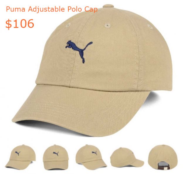 106Puma Adjustable Polo Cap