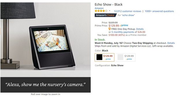 129.99-229.99Echo Show