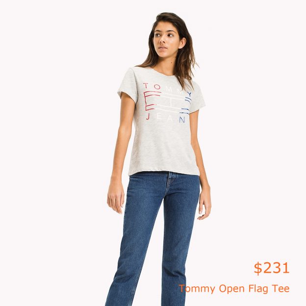 231Tommy Open Flag Tee