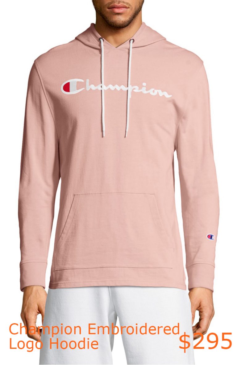 295Champion Embroidered Logo Hoodie