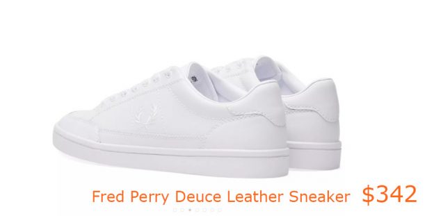 342Fred Perry Deuce Leather Sneaker