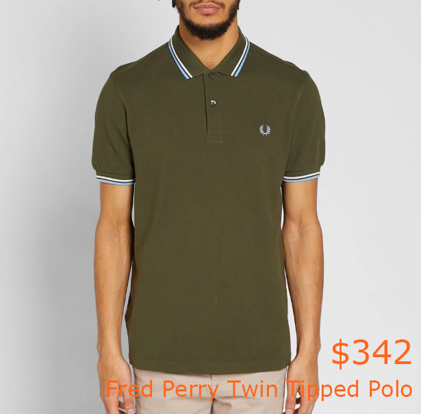 342Fred Perry Twin Tipped Polo