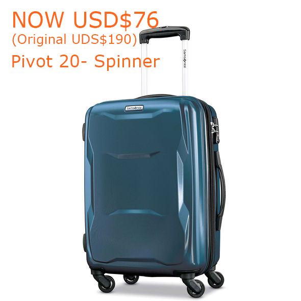 76-190Samsonite Pivot 20- Spinner