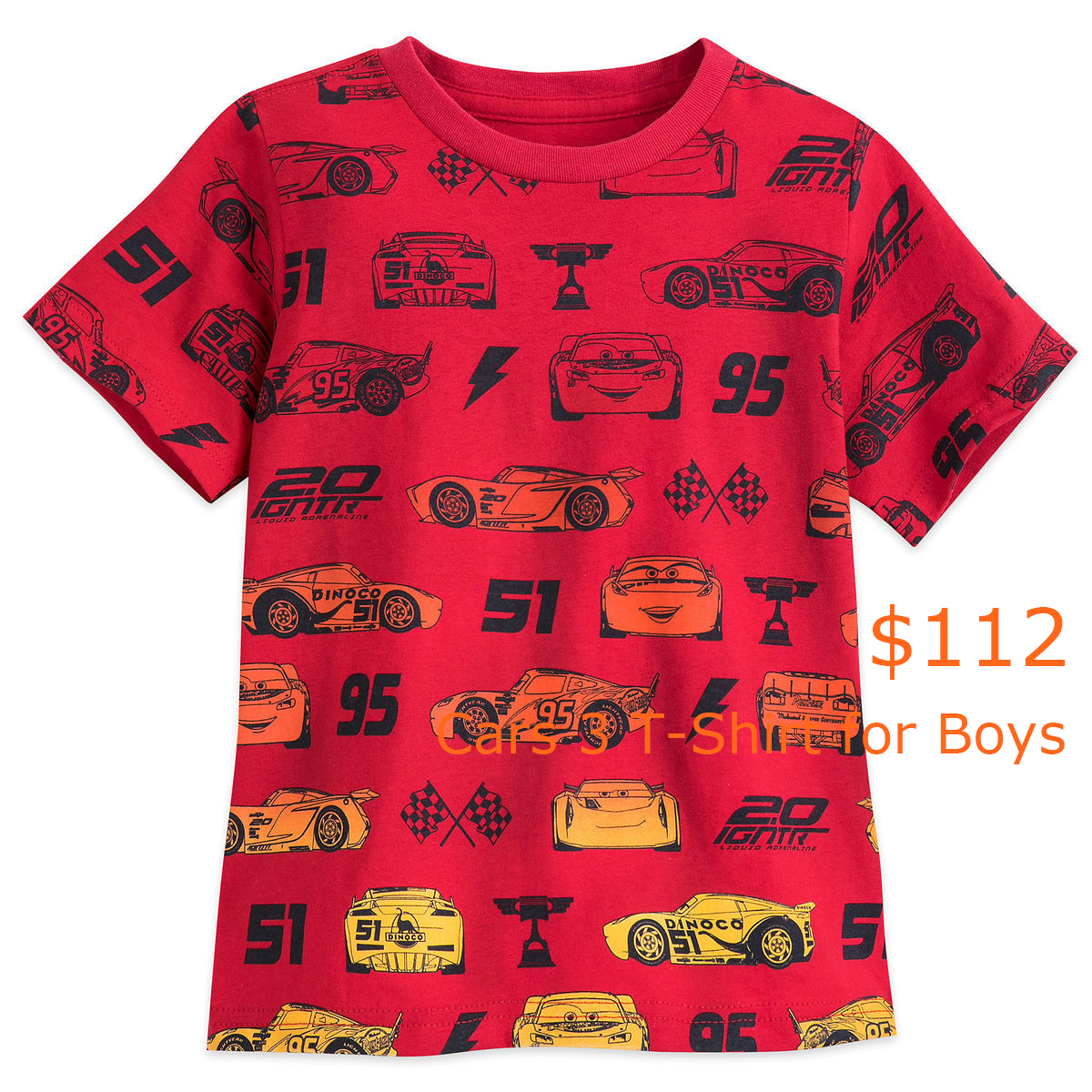 112Cars 3 T-Shirt for Boys