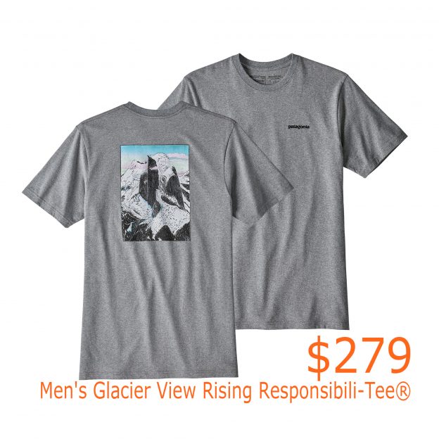 279Patagonia Men's Glacier View Rising Responsibili-Tee®