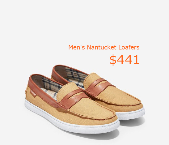 441Men's Nantucket Loafers in Iced Coffee Canvas