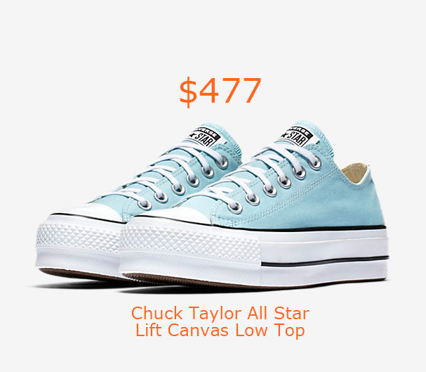 477Converse Chuck Taylor All Star Lift Canvas Low Top