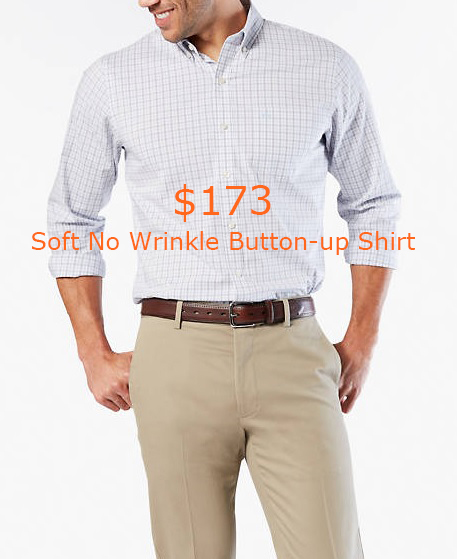 173Soft No Wrinkle Button-up Shirt