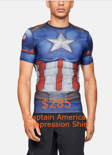 285 Captain America Compression Shirt