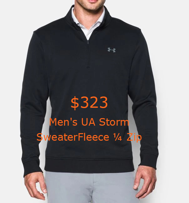 323Men's UA Storm SweaterFleece ¼ Zip