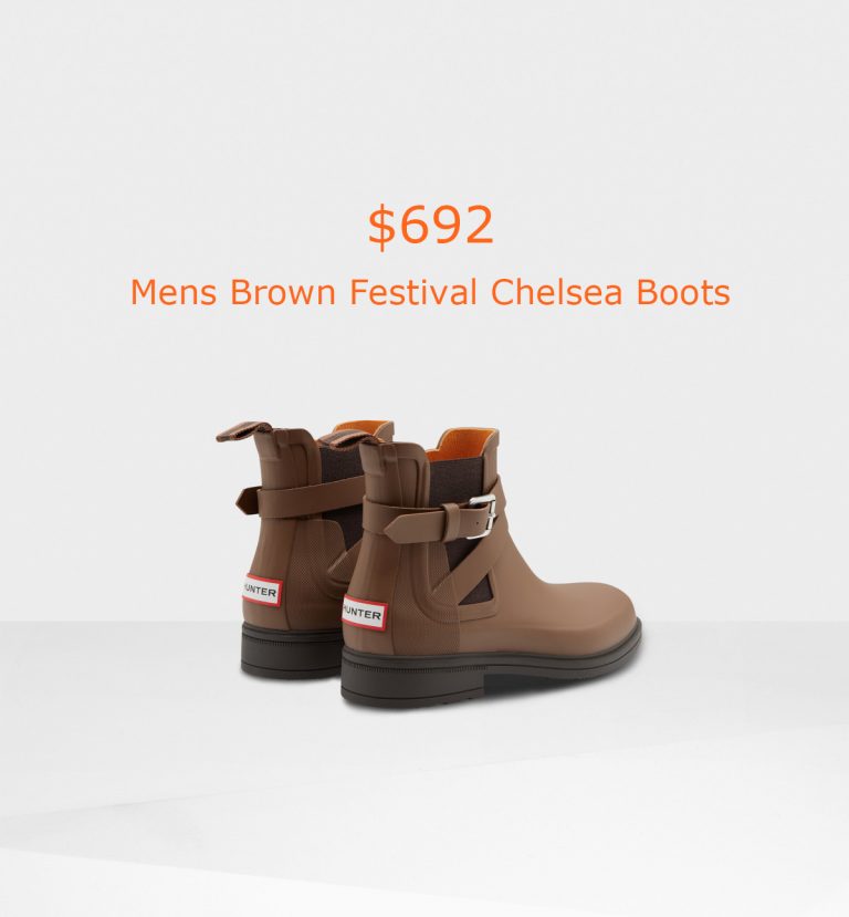 692Mens Brown Festival Chelsea Boots