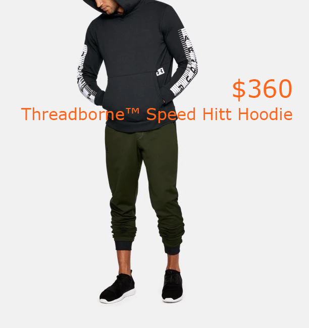 360Men's UA Threadborne™ Speed Hitt Hoodie