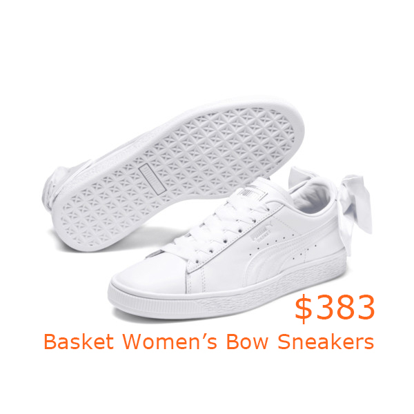 383Basket Women’s Bow Sneakers