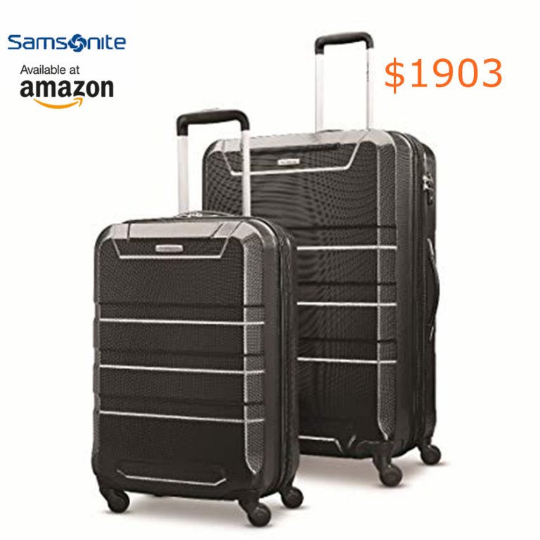 1903 Samsonite Invoke 2 Piece Nested Hardside Set (20--28-), Black