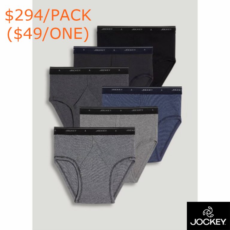 294-49-6 Pack Briefs - Jockey Low Rise Brief