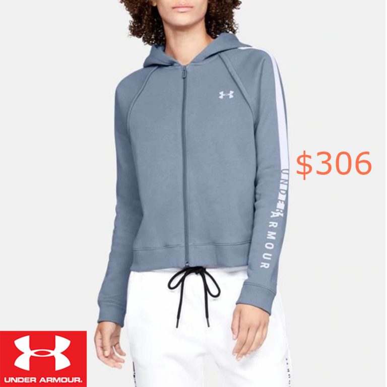 306Women's UA Rival Fleece Full Zip Hoodie