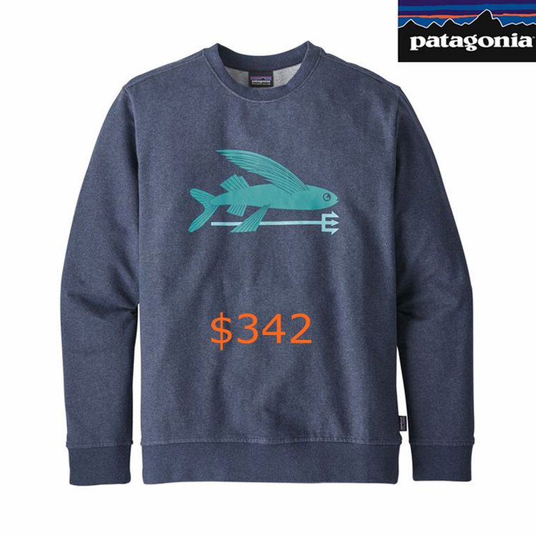 342Patagonia Men's Flying Fish Midweight Crew Sweatshirt