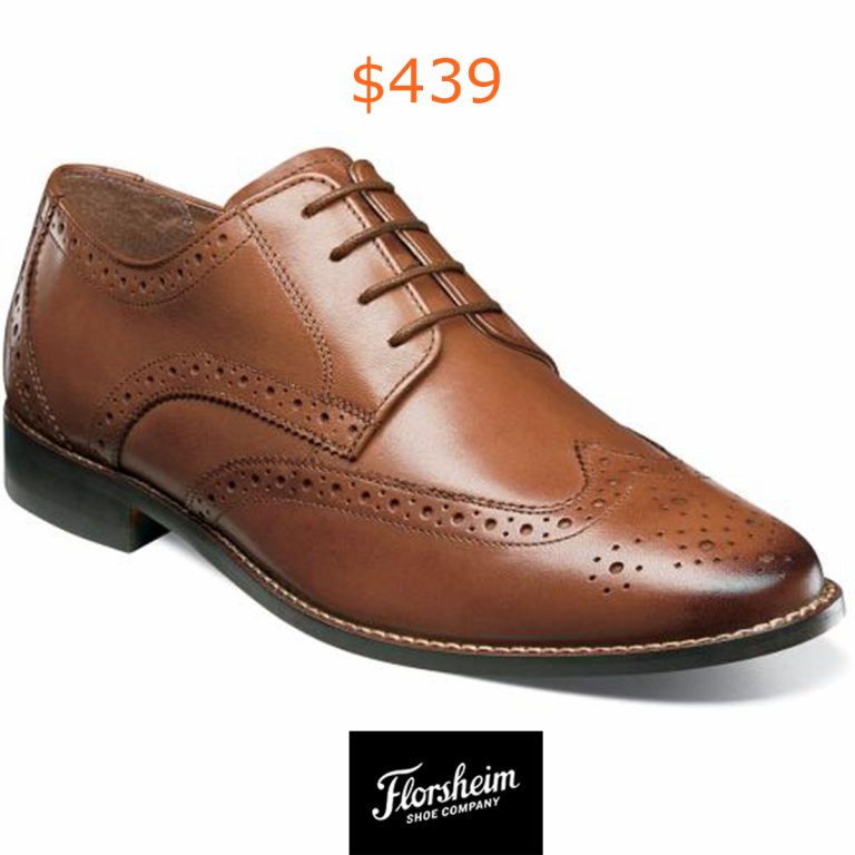 439 Cognac Wingtip Oxford