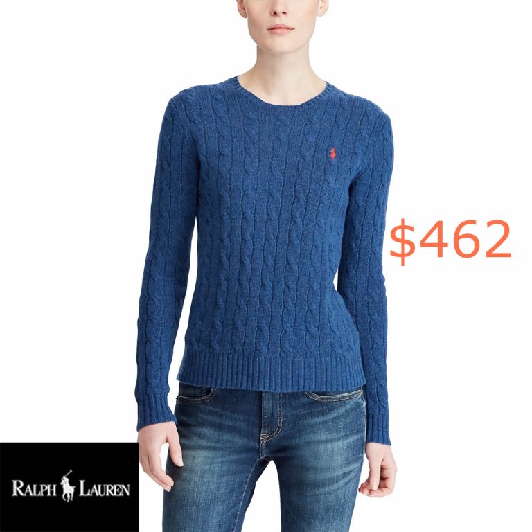 462Cable Wool Crewneck Sweater