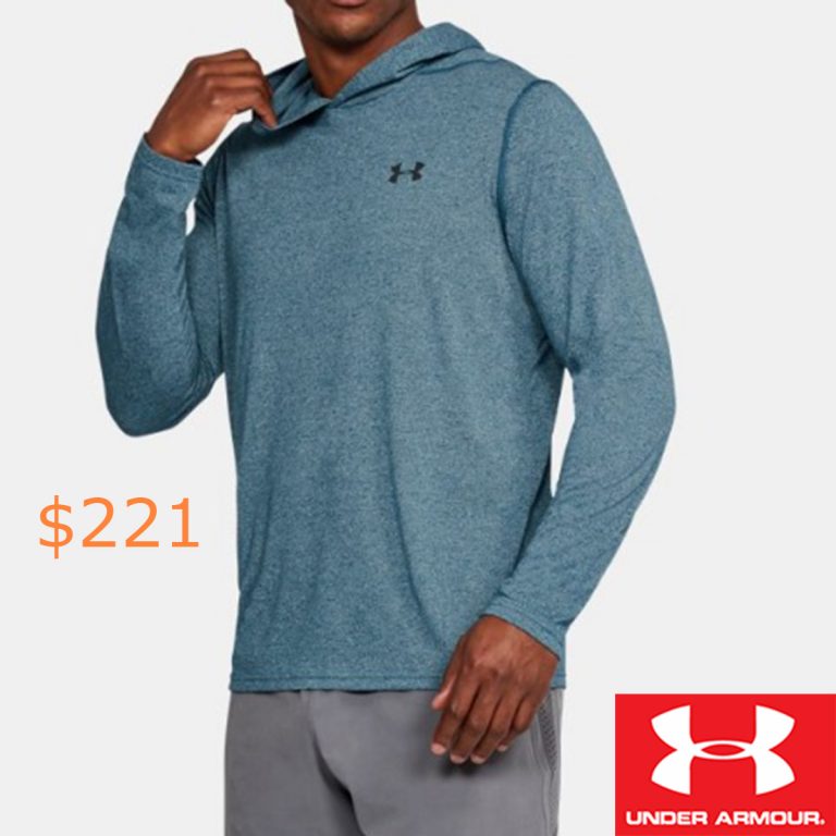 Under armour men's threadborne hot sale siro hooded long sleeve shirt