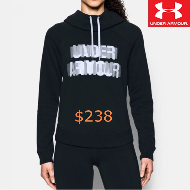 238Women's UA Fashion Favorite Word Graphic Pullover