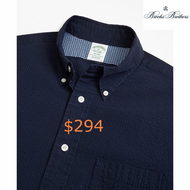 2947Milano Fit Seersucker Sport Shirt