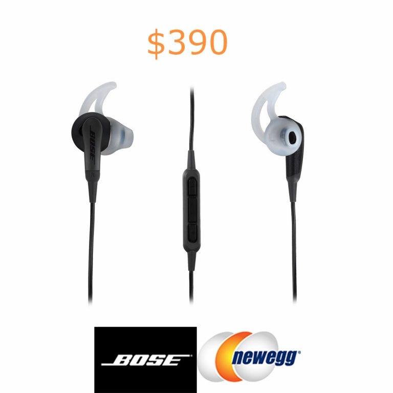 390Bose SoundSport In-Ear Headphones - Charcoal - Samsung & Android Devices