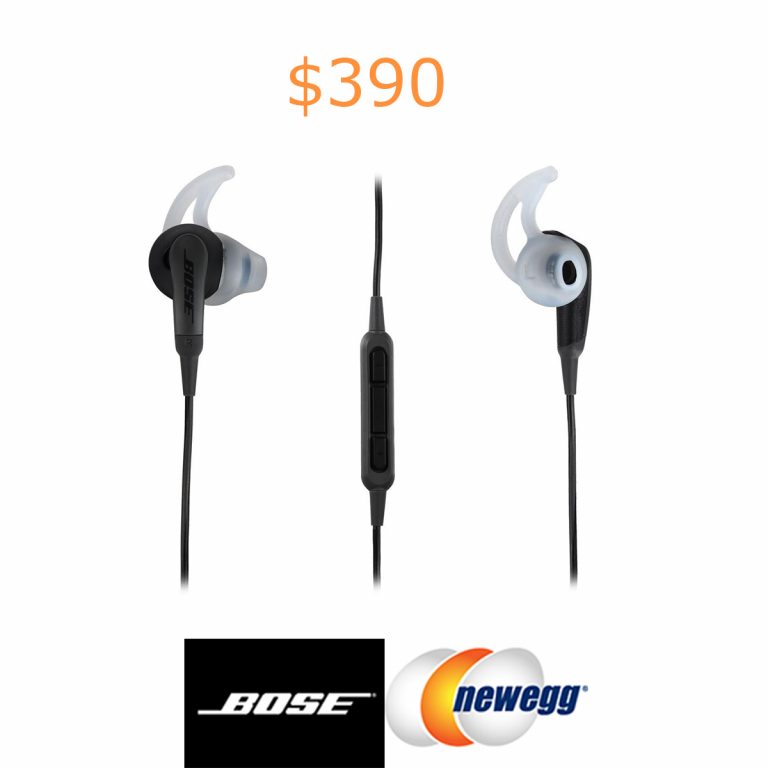 390Bose SoundSport In-Ear Headphones - Charcoal - iOS Devices