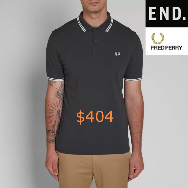 404Fred Perry Slim Fit Twin Tipped Polo