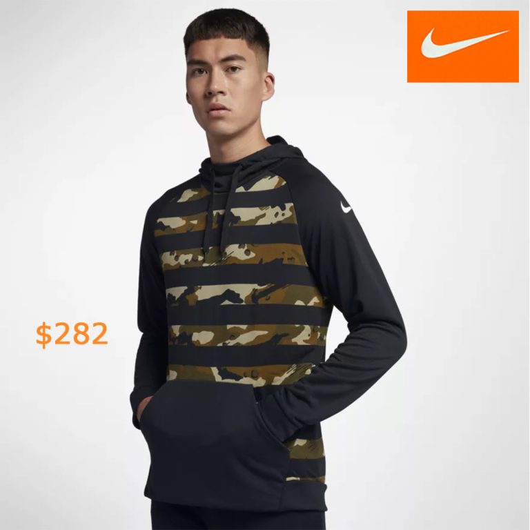 282Nike Dri-FIT Men's Camo Training Hoodie