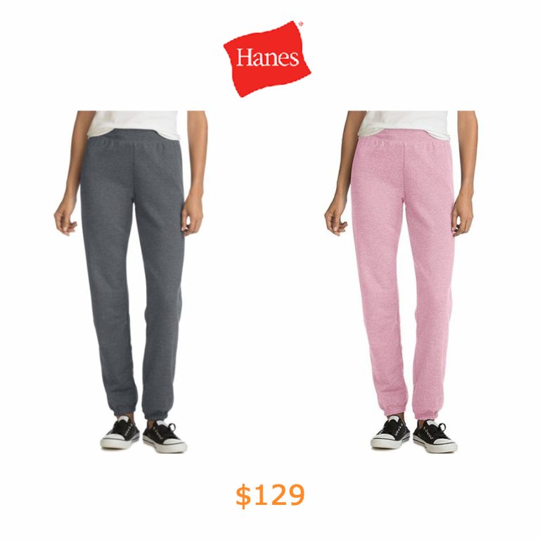 129Hanes Women's Cinch Bottom Leg Sweatpants