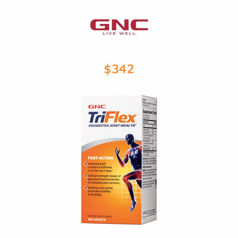 342GNC TriFlex™ Fast Acting - 240 Caplets - Joint Support Supplements