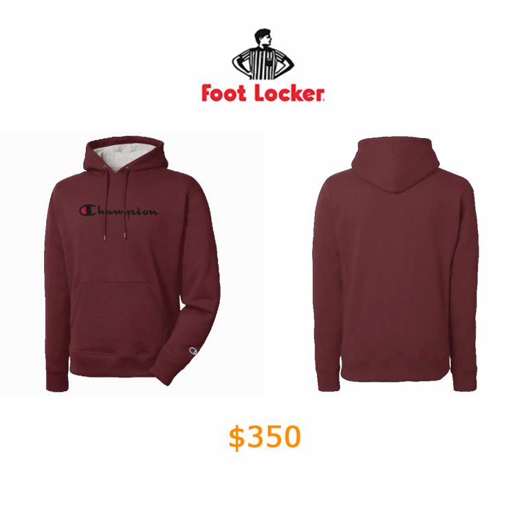 foot locker champion hoodies