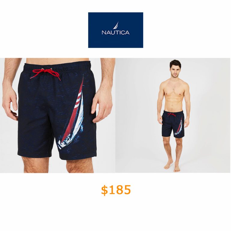 185J-Class Full-Elastic Swim Trunks