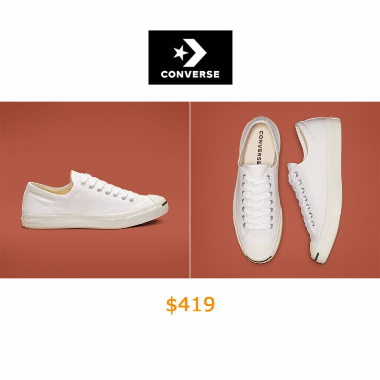 419Jack Purcell Classic White Low Top Shoe