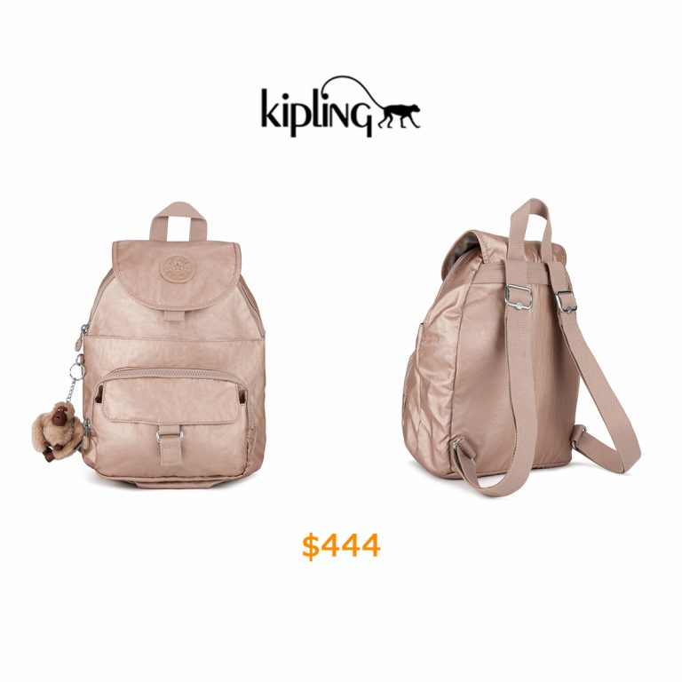 444Queenie Metallic Small Backpack