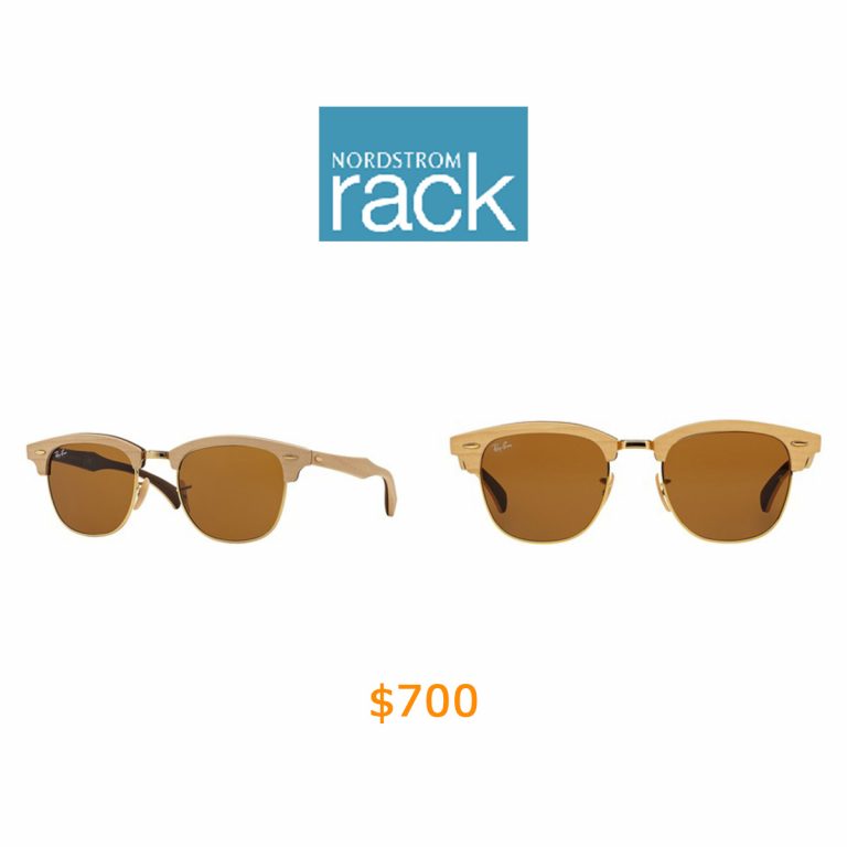 700Ray-Ban - 51mm Wood Clubmaster Sunglasses