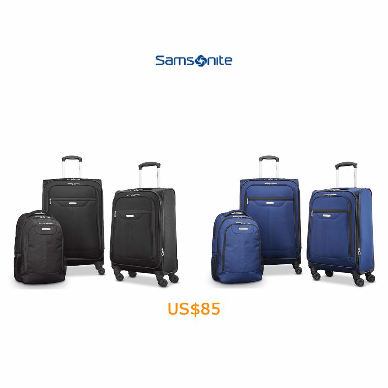 85Samsonite Tenacity 3 Piece Luggage Set