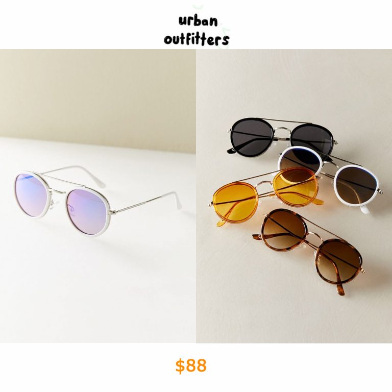 88Riley Round Aviator Sunglasses