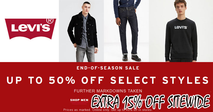 levis end of season sale 2019